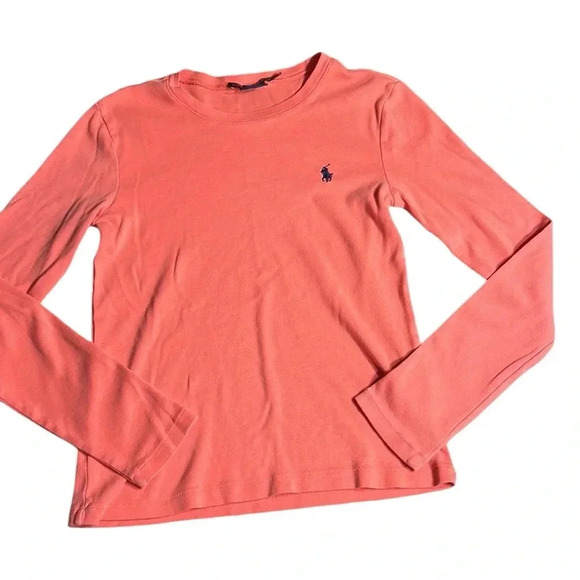 Ralph Lauren Sport shirt,women med,long  sleeve,logo,cotton 100,comfy,Athleisure - Picture 12 of 16